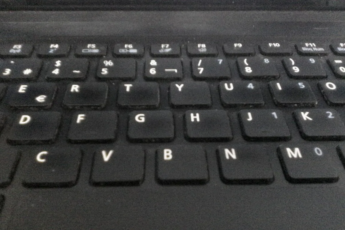 Tastaturleiste ohne Personen